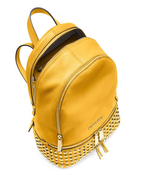 michael kors yellow backpack